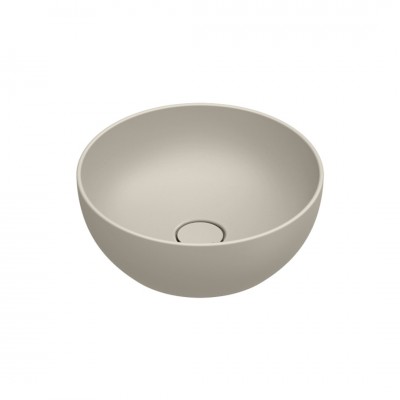 Catalano Green umywalka okrągła 40 cm nablatowa sabbia mat 0423400029