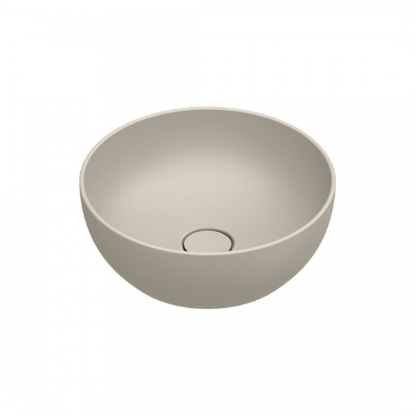 Catalano Green umywalka okrągła 40 cm nablatowa sabbia mat 0423400029