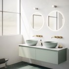 Catalano Green umywalka okrągła 40 cm nablatowa acqua mat 0423400028