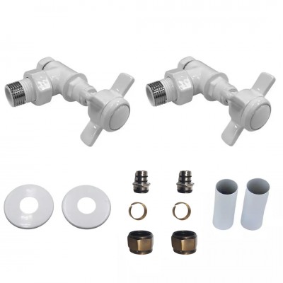 Imers Retro All in One zestaw regulacyjny kątowy biały połysk 1711/1931BIP(PEX)