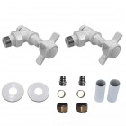 Imers Retro All in One zestaw regulacyjny kątowy biały połysk 1711/1931BIP(PEX)