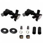 Imers Retro All in One zestaw regulacyjny kątowy czarny mat 1711/1931CZM(PEX)