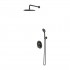 Omnires Y zestaw prysznicowy termostatyczny podtynkowy deszczownica 25 cm grafit szczotkowany SYSYT05GR