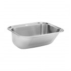 Deante komora gospodarcza 55x49,5 cm stalowa satyna ZYK 010B