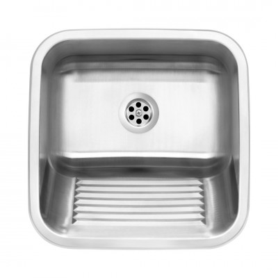 Deante komora gospodarcza 45x45 cm stalowa satyna ZYK_010A