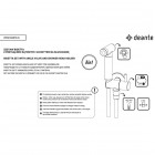 Deante Bidetta zestaw słuchawki bidetowej czarny mat ANW_N51B