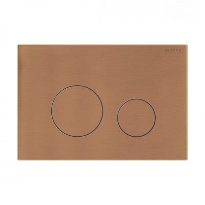 Oltens Lule przycisk spłukujący do WC miedź szczotkowana 57102610