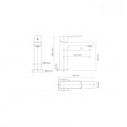 Oltens Hadsel bateria umywalkowa stojąca chrom 32204100