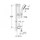 Grohe New Tempesta Cosmopolitan 100 zestaw prysznicowy 27576001
