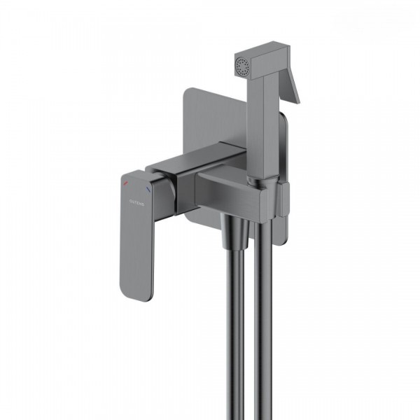 Oltens Hadsel bateria bidetowa podtynkowa grafit 31101400