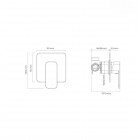 Oltens Hadsel bateria prysznicowa podtynkowa chrom 33106100