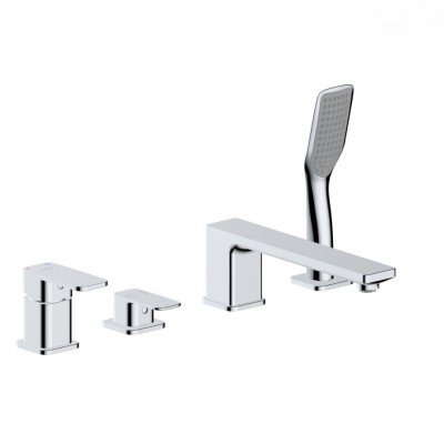 Oltens Hadsel bateria wannowa 4-otworowa chrom 34203100