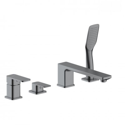 Oltens Hadsel bateria wannowa 4-otworowa grafit 34203400