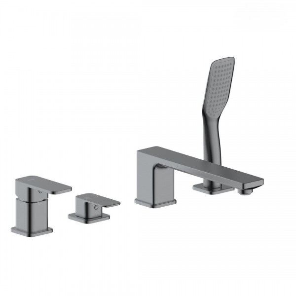 Oltens Hadsel bateria wannowa 4-otworowa grafit 34203400