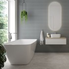 Oltens Hadsel bateria wannowa wolnostojąca chrom 34303100