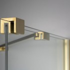 Deante Prizma ścianka wolnostojąca 90 cm Walk-in złoto szczotkowane KTJ_R39R