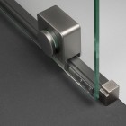 Deante Prizma ścianka wolnostojąca 90 cm Walk-in titanium KTJ_D39R