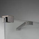 Deante Prizma ścianka wolnostojąca 100 cm Walk-in titanium KTJ_D30R