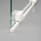 Deante Prizma ścianka wolnostojąca 100 cm Walk-in biała KTJ_A30R