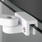 Deante Prizma ścianka wolnostojąca 100 cm Walk-in biała KTJ_A30R