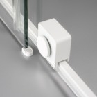 Deante Prizma ścianka wolnostojąca 100 cm Walk-in biała KTJ_A30R