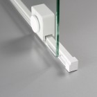 Deante Prizma ścianka wolnostojąca 100 cm Walk-in biała KTJ_A30R