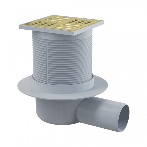 Deante odpływ punktowy złoty szczotkowany KOS_R01C