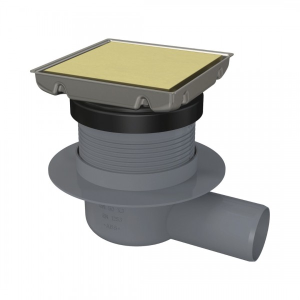 Deante odpływ punktowy odwracalny złoty szczotkowany KOS_R01D