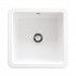 Deante Lumi zlewozmywak ceramiczny 45,7x45,7 cm biały ZCU_610B
