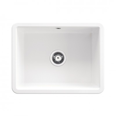 Deante Lumi zlewozmywak ceramiczny 55,7x43 cm biały ZCU_610C