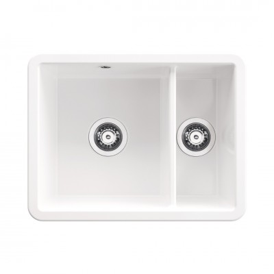 Deante Lumi zlewozmywak ceramiczny 55,5x43 cm biały ZCU_6503