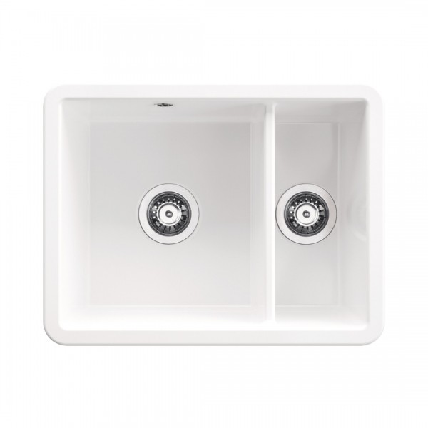 Deante Lumi zlewozmywak ceramiczny 55,5x43 cm biały ZCU_6503