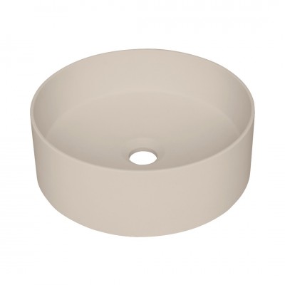 Deante Silia umywalka nablatowa okrągła 36 cm beżowa CQS_5U4S