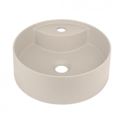 Deante Silia umywalka nablatowa okrągła 36 cm beżowa CQS_5U4B