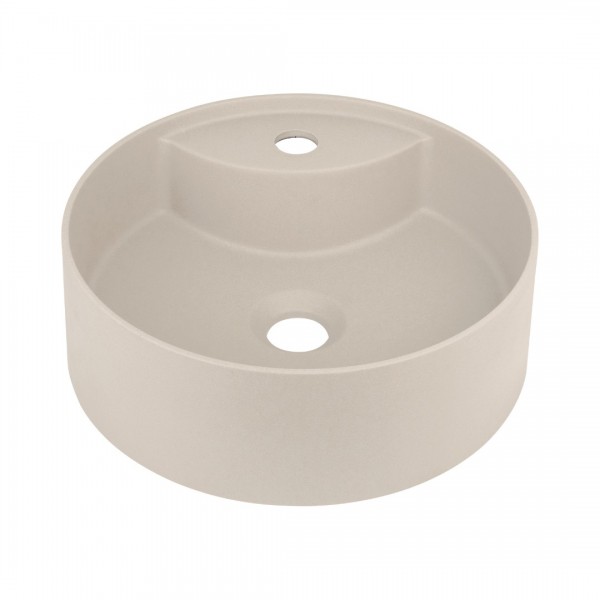 Deante Silia umywalka nablatowa okrągła 36 cm beżowa CQS_5U4B