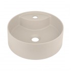 Deante Silia umywalka nablatowa okrągła 36 cm beżowa CQS_5U4B