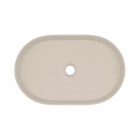 Deante Silia umywalka nablatowa owalna 55x35 cm beżowa CQS_5U6S