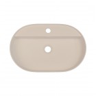 Deante Silia umywalka nablatowa owalna 55x35 cm beżowa CQS_5U6B