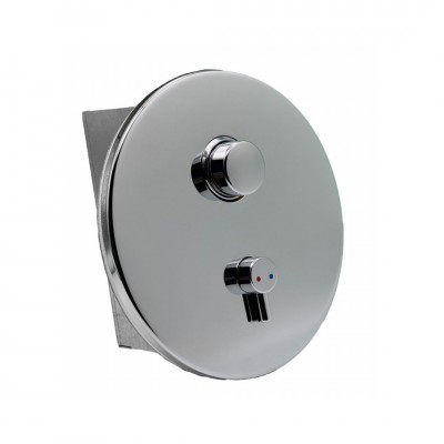 Makoinstal bateria czasowa natryskowa podtynkowa z regulatorem temperatury z antyblokadą chrom 9095MIXKAB