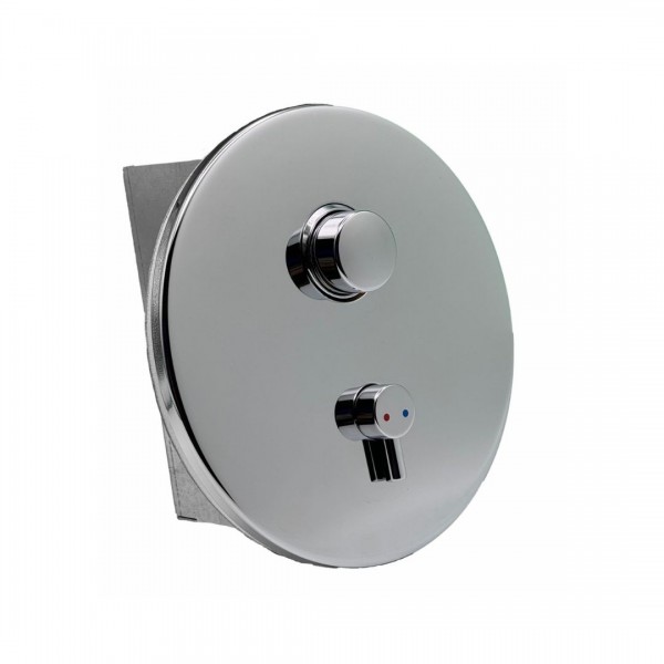 Makoinstal bateria czasowa natryskowa podtynkowa z regulatorem temperatury z antyblokadą chrom 9095MIXKAB