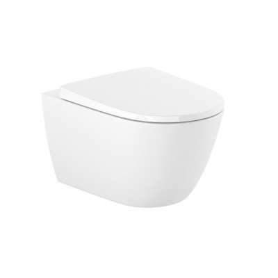 Roca Ona miska WC wisząca Rimless biała A346687000 Roca Ona miska WC wisząca Rimless biała A346687000