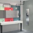Delabie Tempomatic 4 bateria elektroniczna umywalkowa do wody zmieszanej zasilanie 230/6 V chrom 440100