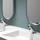 Delabie Tempomatic mix 4 bateria elektroniczna umywalkowa z regulatorem temperatury zasilanie 230/6 V chrom 490100