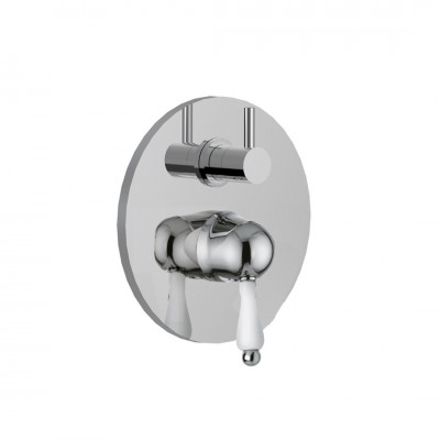 Giulini Giovanni Harmony bateria natryskowa podtynkowa z przełącznikiem 3 wyjścia retro chrom 9564-3