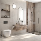 Deante Arnika umywalka okrągła 35,3 cm nablatowa biała CGN_6U33