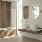 Deante Arnika umywalka okrągła 37,5 cm nablatowa biała CGN_6U32