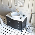 Deante Silia lustro 50x100 cm czarny mat ADI_N851