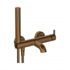 Deante Silia bateria wannowa ścienna brąz szczotkowany BQS_C11M