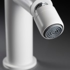 Deante Silia bateria bidetowa stojąca biały mat BQS_A30M