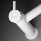 Deante Silia bateria bidetowa stojąca biały mat BQS_A30M